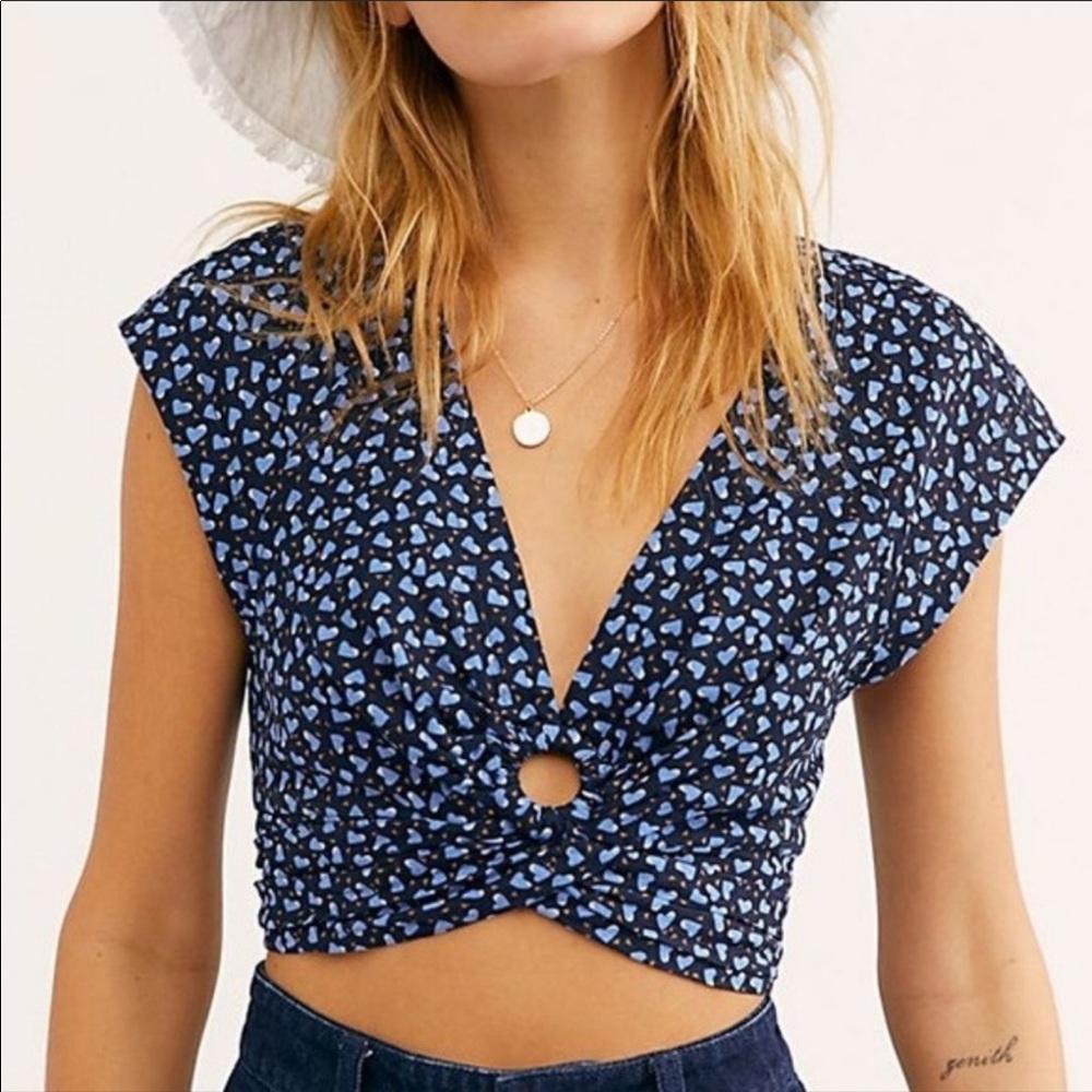 SMALL FREE PEOPLE CROP TOP